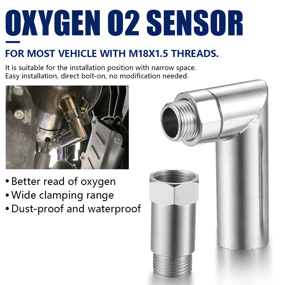 Universal Sauerstoffsensor Extender 90 Grad 02 Bung Erweiterung